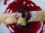 Crepes with  Warm Berry Sauce and Lemon&nbsp;Curd