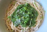 fava pesto linguine