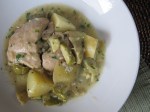 Lemony Chicken Stew with Green Olives